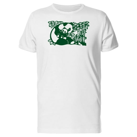 Chinese Art With Pandas T-Shirt Men -Image by Shutterstock, Male 4X-Large