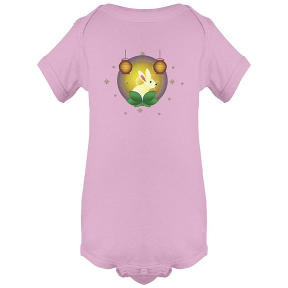 Chinese Autumn Festival  Bunny Bodysuit Infant -Image by Shutterstock,  6 Months