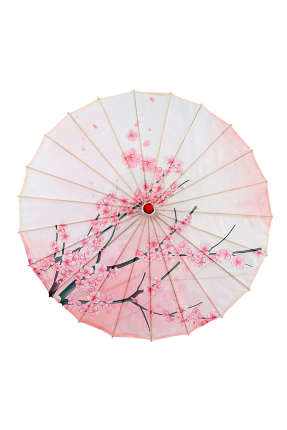 Chinese Bamboos Silk Umbrella Classical Dance Parasol Bamboos Silk Umbrella for Costumes and Party Marvelous Decoration