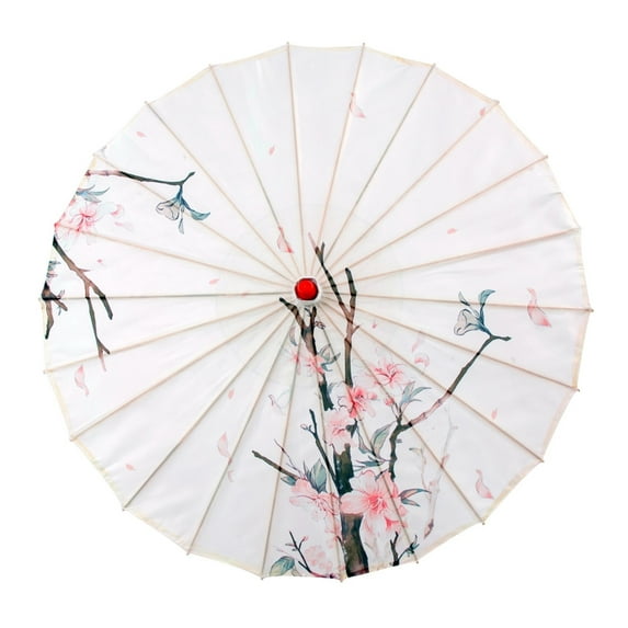 Chinese Bamboos Silk Umbrella Classical Dance Parasol Bamboos Silk Umbrella for Costumes and Party Marvelous Decoration