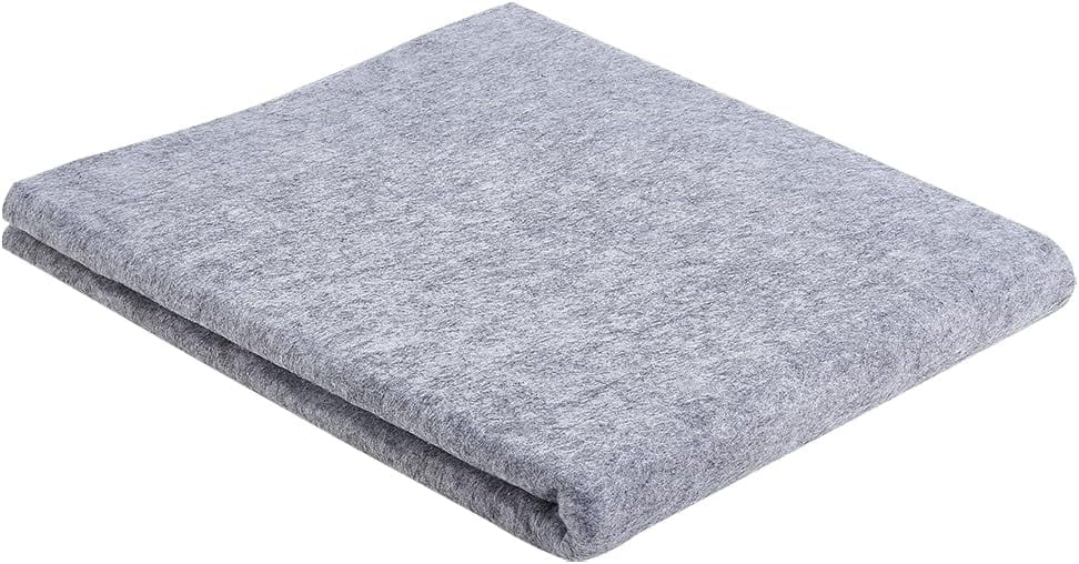 Chinese Calligraphy Drawing Felt Mat Gray Calligraphy Pad Drawing Painting Felt Desk Pad Table Mat Utility Mat for Practice Calligraphy Traditional Chinese Painting 31x46.8inch DIY