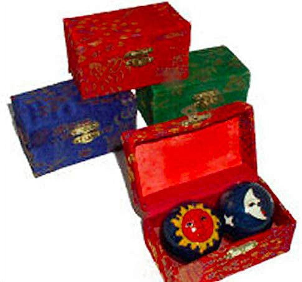 Chinese Celestial Health Balls w/Chimes -Stress Relief Sun & Moon