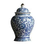 Chinese Ceramic Ginger Jar Asian Decor Traditional Multi Purpose Style A