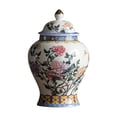 thumbnail image 1 of Chinese Ceramic Ginger Jar Asian Decor Traditional Multi Purpose Style B, 1 of 6