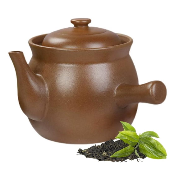 Chinese Ceramic Pottery Teapot For Cooking, Teapot Kettle,Medicine Cooker for Outdoor Camping and Home Brewing