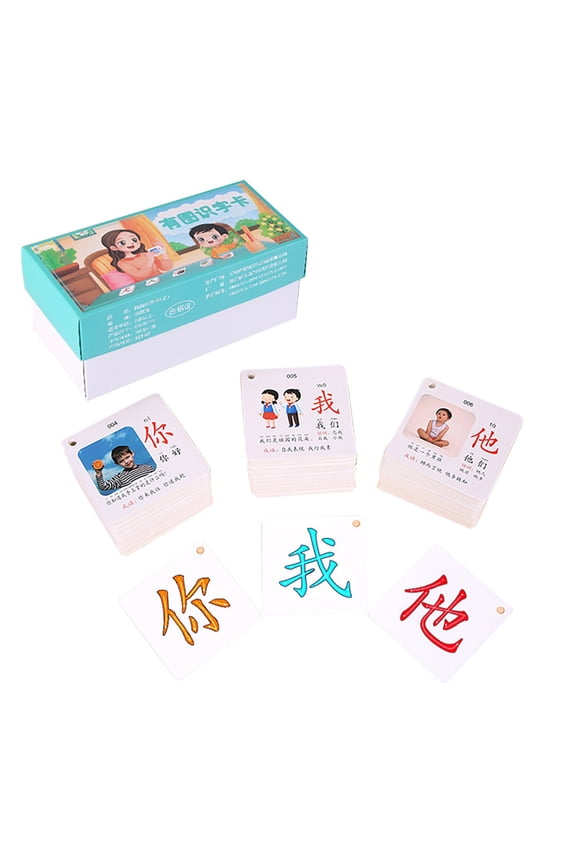 Chinese Characters Flashcards,Words Learning Flashcards For Pinyin Hieroglyphic Mandarin Chinese,Color Flash Memory Cards Mandarin Simplified Character Edition For Chinese Beginners