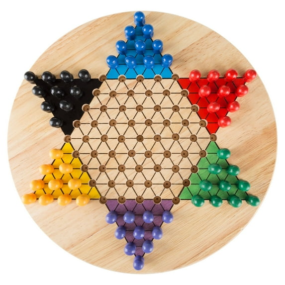 Chinese Checkers Game Set, Game for Adults, Boys and Girls by Hey! Play!