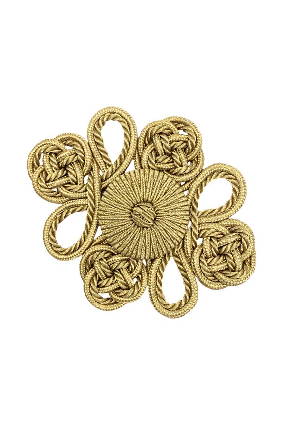 Chinese Closure Button Scarf Cardigan and Costumes Outfit Sewing, Golden Cheongsam Sewing Fasteners