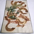 thumbnail image 1 of Chinese Cloth Silk Dragon Phoenix Mural Wall Hanging Tapestry Meditation  36, 1 of 7