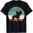 thumbnail image 1 of Chinese Crested Dog Retro T-Shirt men and women can wear, black, white, gifts, 1 of 4