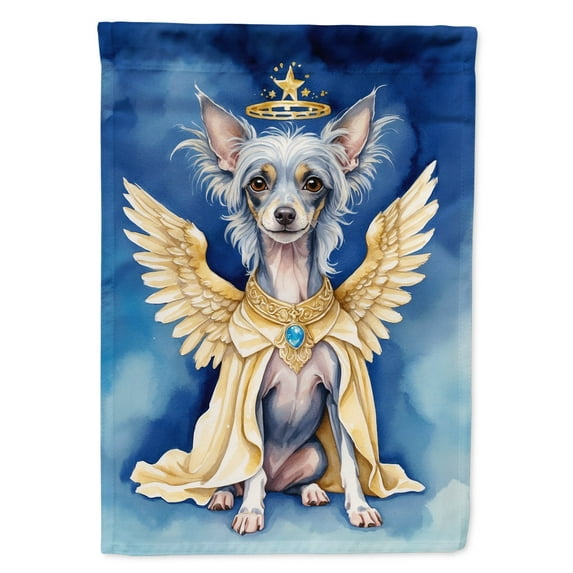 Chinese Crested My Angel Garden Flag 11.25 in x 15.5 in