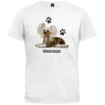 thumbnail image 1 of Chinese Crested Profile White T-Shirt - Large, 1 of 1