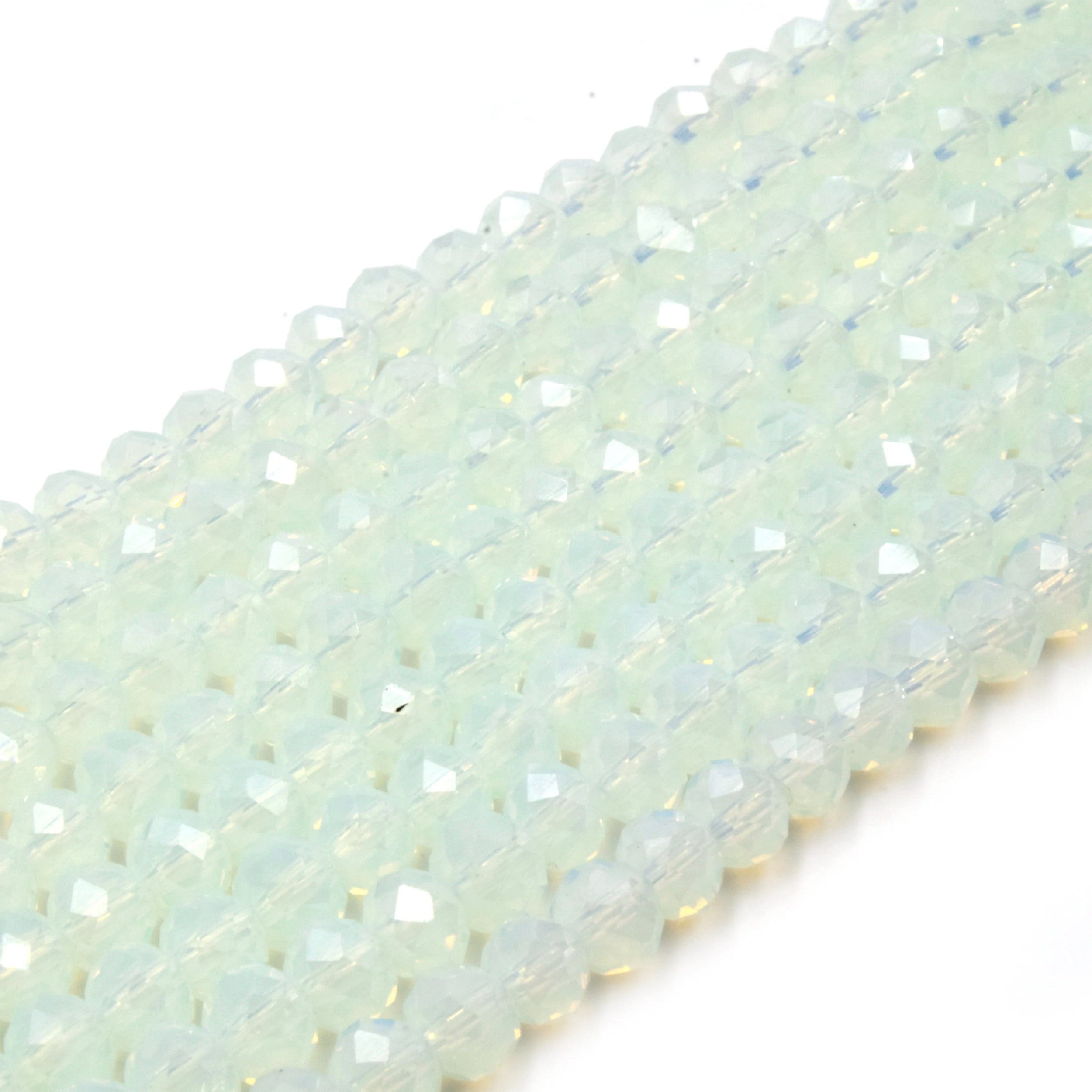 4mm Glass Faceted Beads, Cornflower, Blue Seed Beads, Jewelry