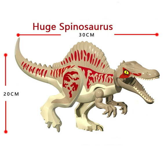 Chinese DIY Jurassic dinosaur Spinosaurus Quetzalcoatlus Air Mission building block Educational Toy for Children gifts