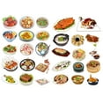 thumbnail image 1 of Chinese Dinner Food Menu Aesthetic Diary Travel Journal Paper Stickers Scrapbooking Stationery School Office Art Supplies, 1 of 1