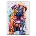 thumbnail image 1 of Chinese Dog Poster Wall Art for Bedroom Living Room Funny Graffiti Dog Picture Cool Dog Decor Wall Art, 1 of 6