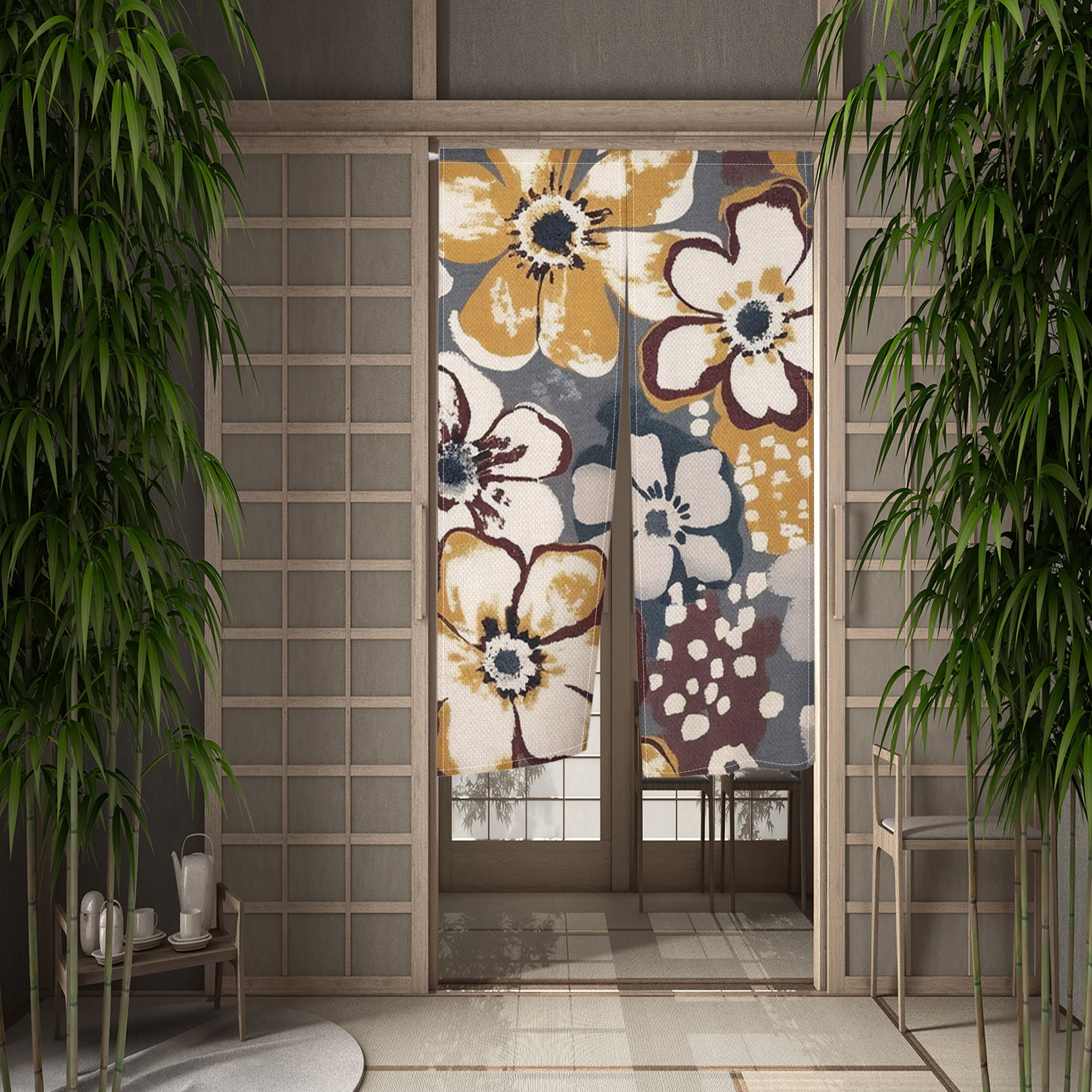 Chinese Dragon Flying Divine Dragon Door Curtain Japanese Kitchen Room ...
