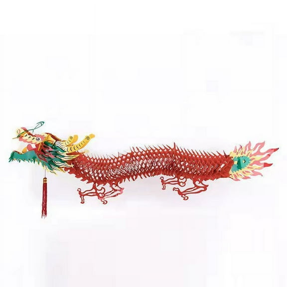 Chinese Dragon Hanging Lantern 3D Dragon Paper Lantern Decoration for New Year