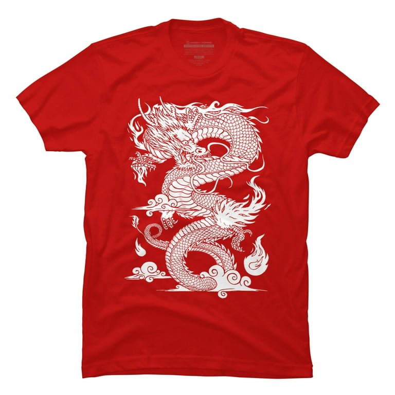 Black and red dragon shirt 2025