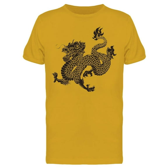 Chinese Dragon Portrait T-Shirt Men -Image by Shutterstock, Male Medium
