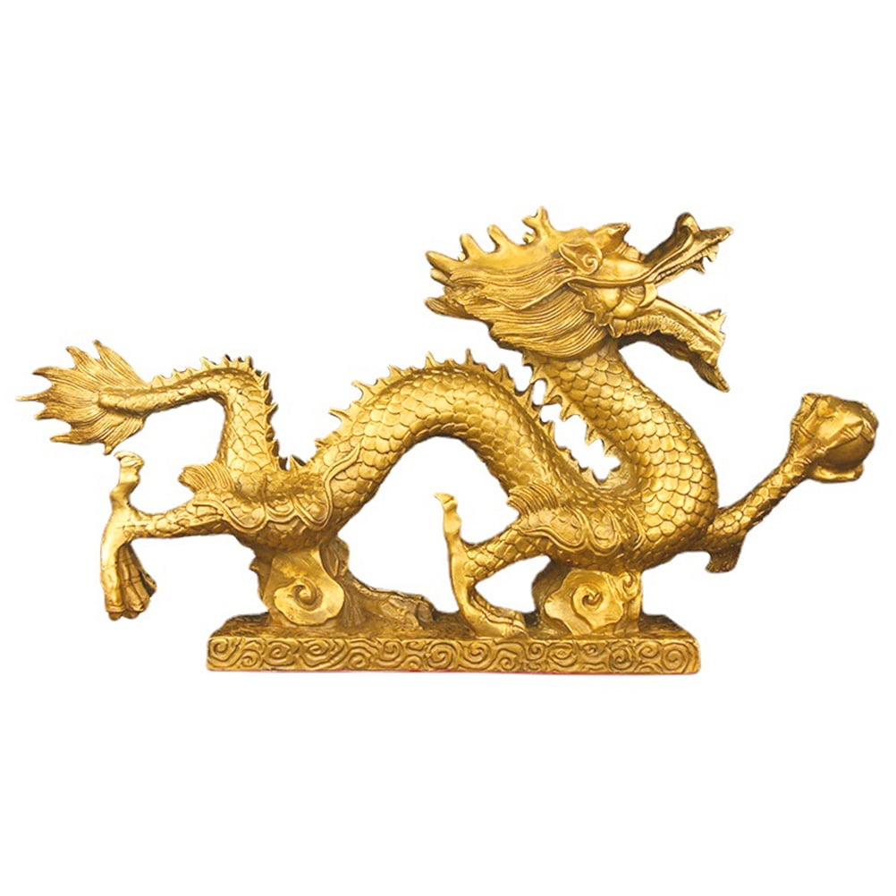 Chinese Dragon Statue Cabinet Resin Home Decor Goldendoodle Gifts ...