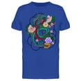 thumbnail image 1 of Chinese Dragon, With Flowers T-Shirt Men -Image by Shutterstock, Male Small, 1 of 2