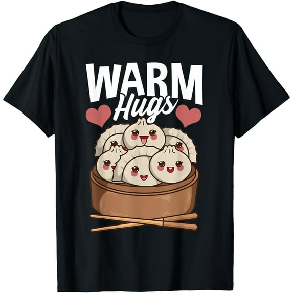 Chinese Dumpling Lover Foodie Funny Warm Hugs Dumplings T-Shirt