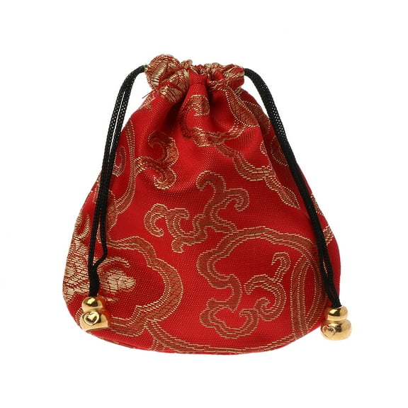 Chinese Embroidery Bag Premium Jewelry Pouch Silk Drawstring Gift Bags for Party Wedding Favor Present Cloth Bag