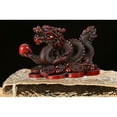 thumbnail image 1 of Chinese Feng Shui Dragon Statue Luck Success Collectibles Red Color, 1 of 1