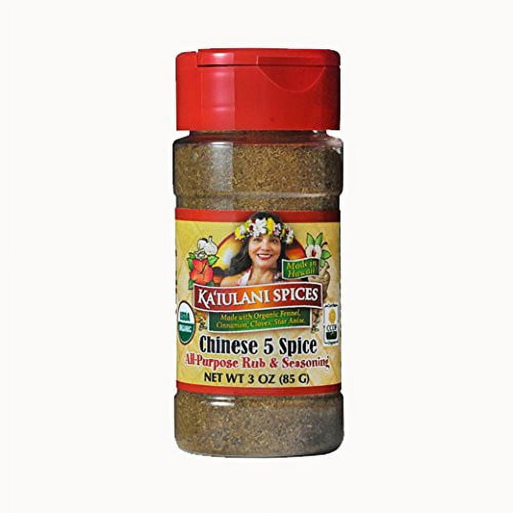 Chinese Five Spice Rub & Seasoning With Organic Ingredients, No