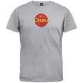 thumbnail image 1 of Chinese Flag Logo Grey Adult T-Shirt - Large, 1 of 1