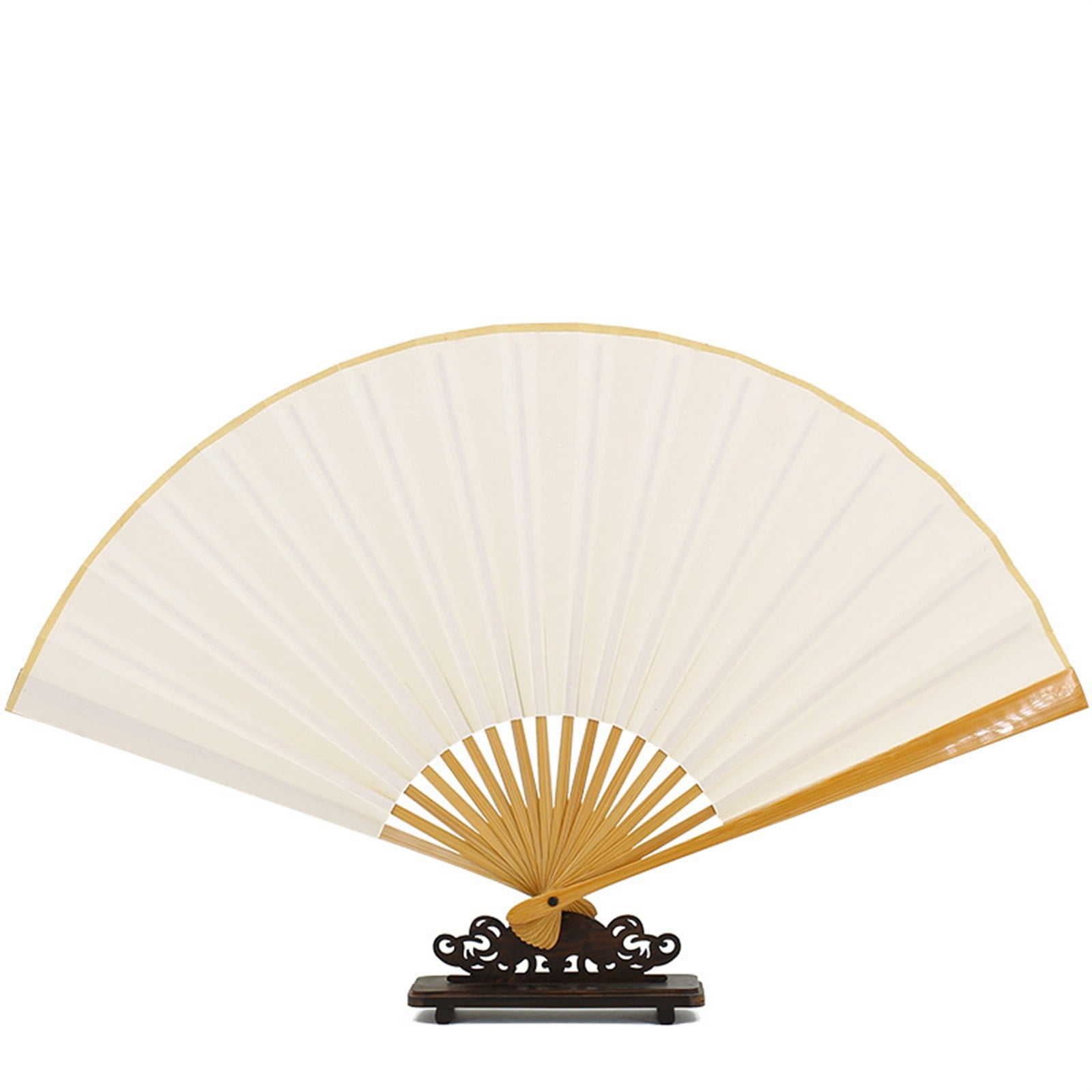 Chinese Folding Fan Paper Foldable Hand Fan for Church, Decoration, DIY ...