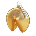 thumbnail image 1 of Chinese Fortune Cookie Polish Blown Glass Christmas Ornament Tree Decoration, 1 of 3