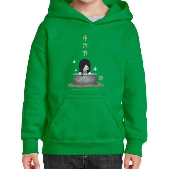Chinese Ghost Festival Cute Hoodie Juniors -Image by Shutterstock, Medium