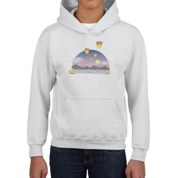 Chinese Ghost Festival Hoodie Juniors -Image by Shutterstock, Small