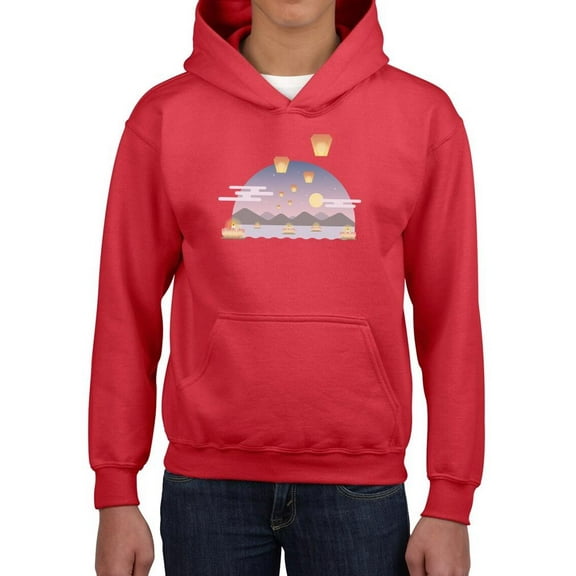 Chinese Ghost Festival Hoodie Juniors -Image by Shutterstock,  x-Large
