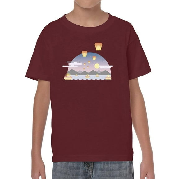 Chinese Ghost Festival T-Shirt Juniors -Image by Shutterstock,  Medium