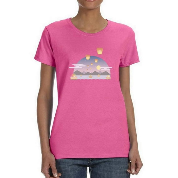 Chinese Ghost Festival T-Shirt Women -Image by Shutterstock, Female Medium