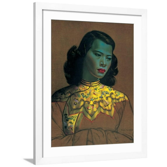 Chinese Girl Framed Premium Giclee Print by Vladimir Tretchikoff, 24" x 32", Sold by Art.com