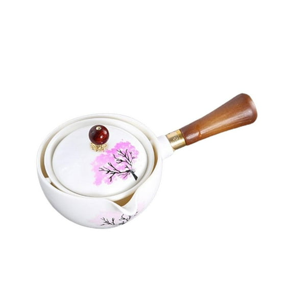 Chinese Gongfu Tea Set Portable Teapot 360 Rotation Tea Maker Infuser for Homa