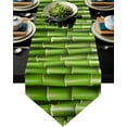 thumbnail image 1 of Chinese Green Bamboo Zen Green Plant Table Runner For Home Track On The Table Cloth Wedding Party Table Decoration Accessories, 1 of 5