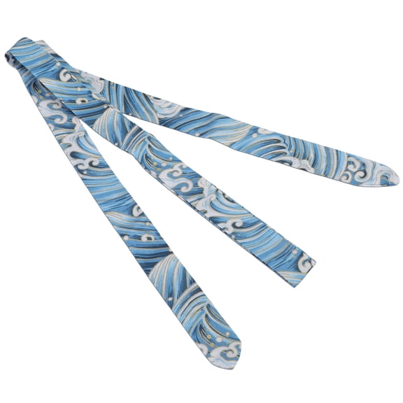 Chinese Hair Clothing Headdress with Cloud Pattern Wide Headband with Chinese Flower Pattern