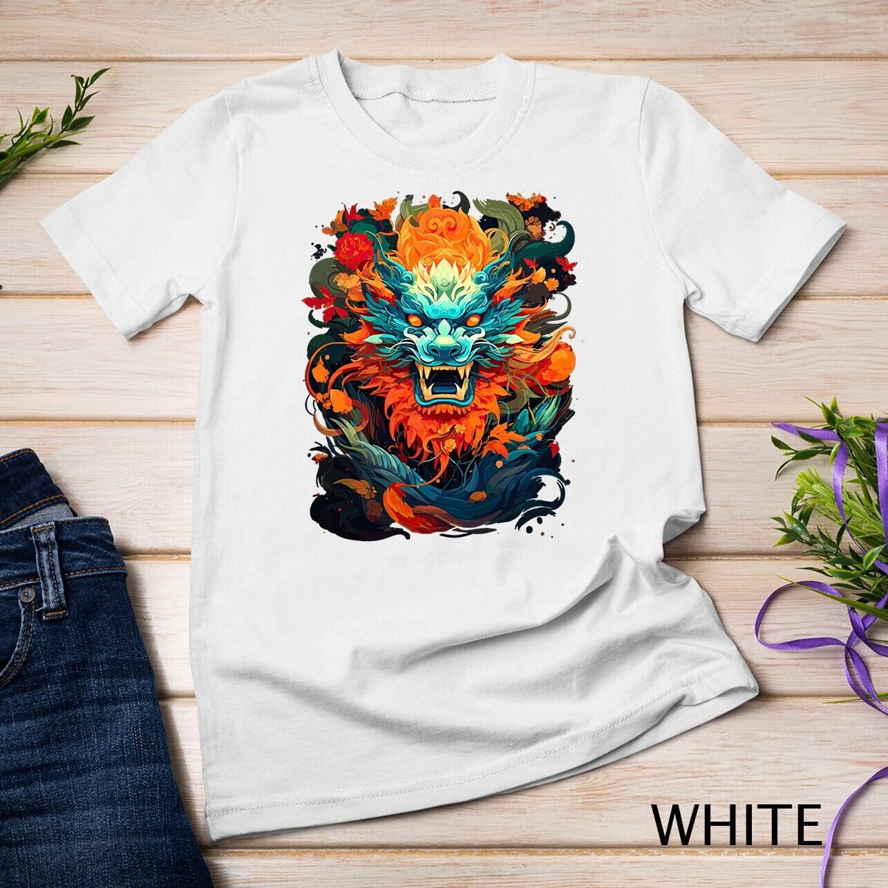 Chinese Happy Lunar New Year Wood Dragon 2024 TShirt Unisex Tshirt