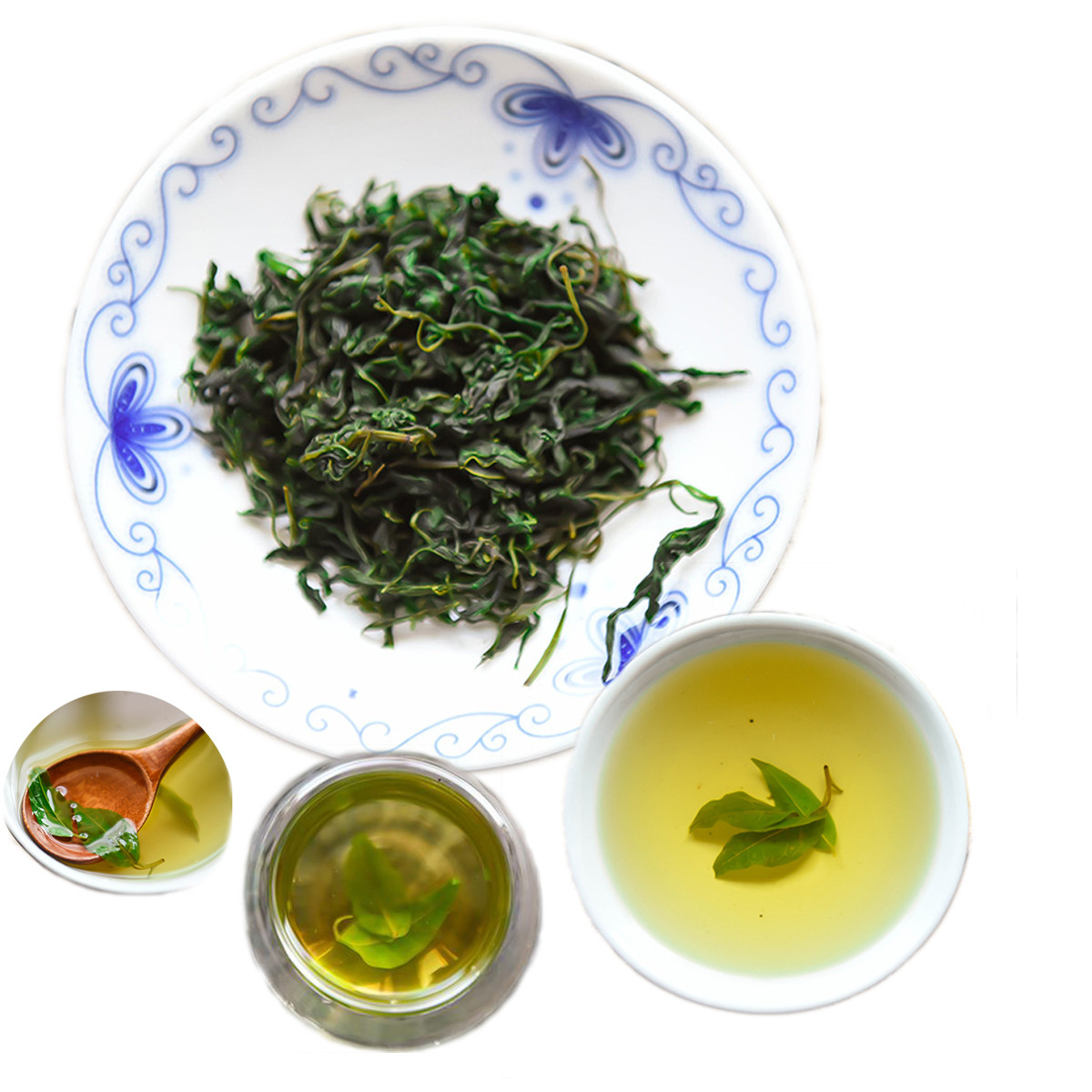 Chinese Herbal Tea Organic Smallleaved Kuding Tea Qingshanlvshui New