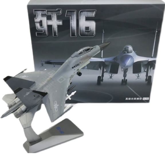 Chinese J-16 Fighter Model Aviation Souvenir for History Buffs and Collectors Office Gift Display Toy