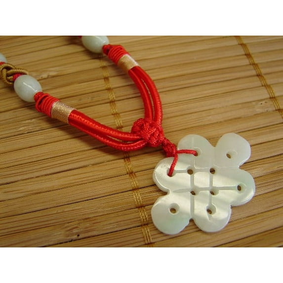 Chinese Jade Necklaces as One of Eight Auspicious Objects