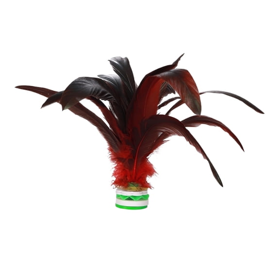 Chinese Jianzi Foot Feather Kick Shuttlecock Colorful Fadeless Feathers Foot Exercise Sports Toy for Indoor Outdoor Tennis Racquet Sports Traditional Fitness Tool