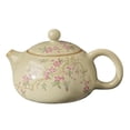 thumbnail image 1 of Chinese Kettle Ru Kiln Ceramic Open Teapot Peach Blossom Yellow Teapot Tea Ceremony Set Milk Oolong Tea Type, 1 of 12