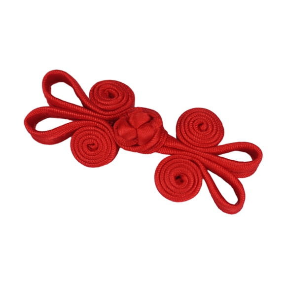 Chinese Knot Frog Buckle Buttons Sewing on Buttons Fasteners for Traditional Cheongsam Scarf Cardigan Sweater Costumes