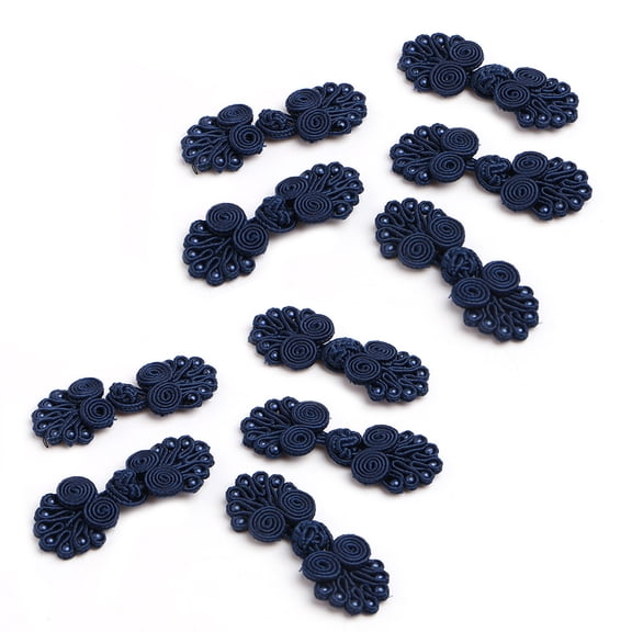 Chinese Knots for Frog Buttons 10 Pairs Chinese Traditional Clothes Present Supp